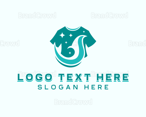 Tshirt Laundry Cleaner Logo