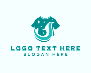 Dry Cleaning - Tshirt Laundry Cleaner logo design