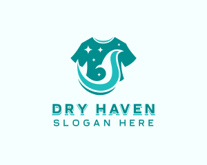 Tshirt Laundry Cleaner logo design