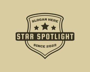 Police Shield Star logo design