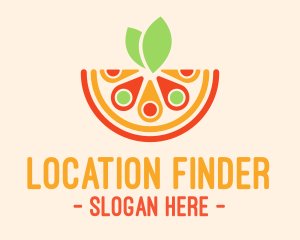 Citrus Location Spot logo design