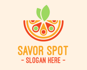 Citrus Location Spot logo design