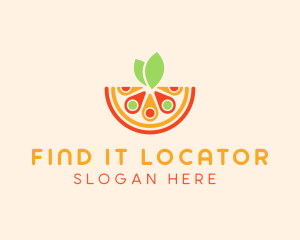 Citrus Location Spot logo design