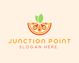 Citrus Location Spot logo design