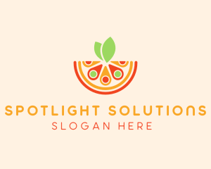 Citrus Location Spot logo design