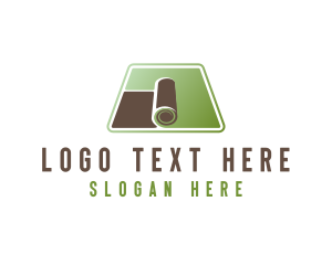 Lawn Care - Grass Turf Lawn Care Landscaping logo design