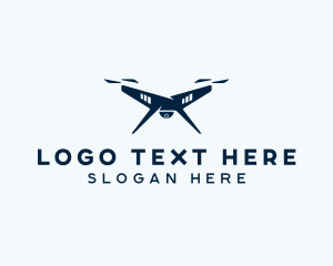 Videography - Drone Camera Videography logo design