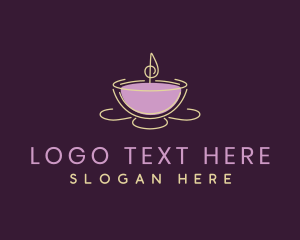 Floral - Candle Light Decor logo design