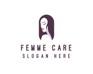 Feminine Beauty Hair logo design