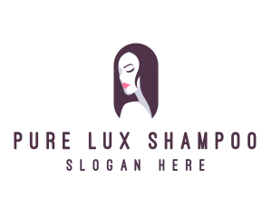 Shampoo - Feminine Beauty Hair logo design