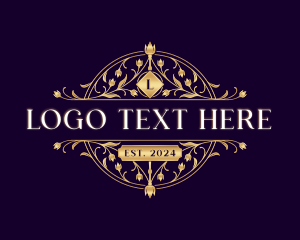 Decorative - Flower Crest Decorative logo design