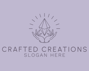 Bespoke - Minimalist Gem Crystal logo design