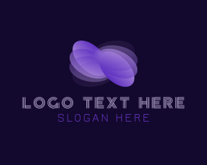 Abstract - Motion Tech Butterfly logo design