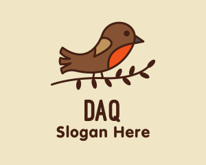 Sparrow Bird Branch Logo