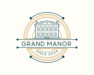 Vintage Residential Manor  logo design