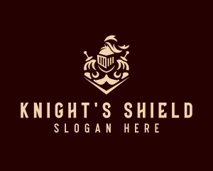 Knight - Medieval Knight Warrior logo design