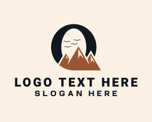 Mountain Peak Letter O Logo