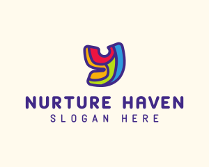 Postpartum - Kindergarten Daycare Letter Y logo design