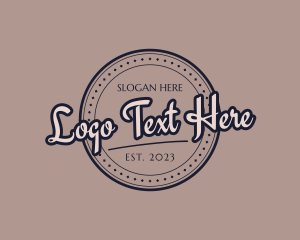 Old School - Rustic Fashion Business logo design