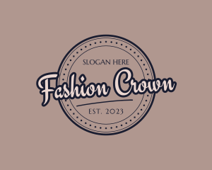 Rustic Fashion Business logo design