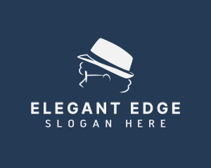 Sleek - Fashion Fedora Hat logo design