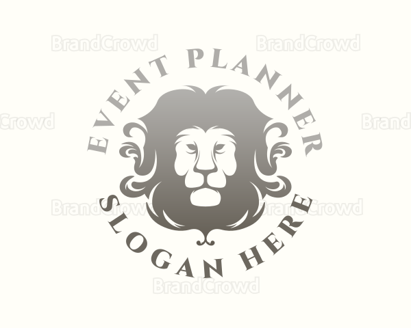 Elegant Lion Mane Logo