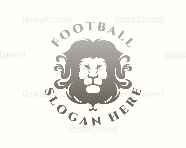 Elegant Lion Mane Logo