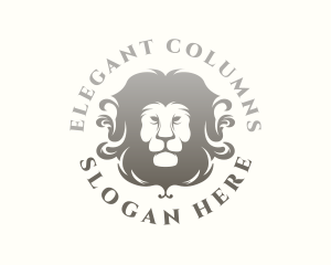 Elegant Lion Mane logo design