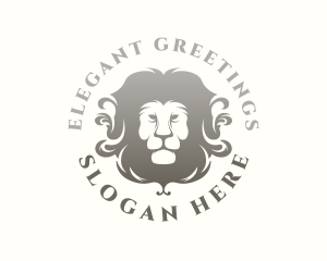 Elegant Lion Mane logo design