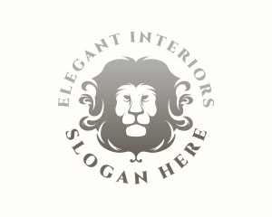 Elegant Lion Mane logo design