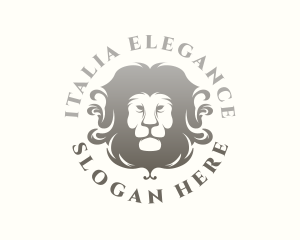 Elegant Lion Mane logo design