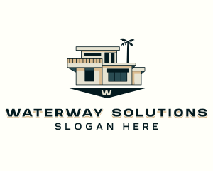 Residential Architect Contractor logo design