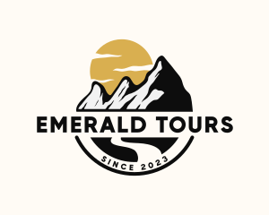 Mountain Travel Hiking logo design