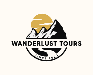 Mountain Travel Hiking logo design