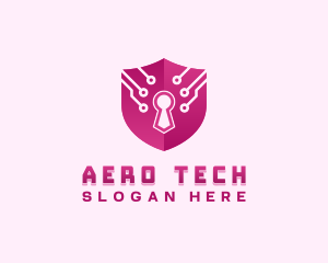 Shield Tech Security logo design