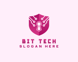 Shield Tech Security logo design