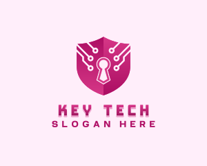 Shield Tech Security logo design