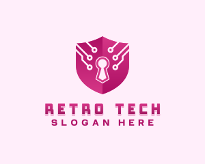 Shield Tech Security logo design