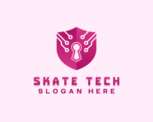 Shield Tech Security logo design