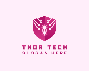 Shield Tech Security logo design