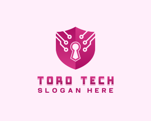 Shield Tech Security logo design