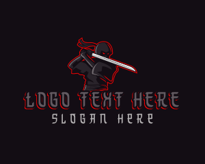 Video Game - Gaming Samurai Ninja logo design