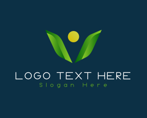 Social Media - Generic Gradient Letter V logo design