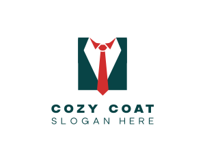 Coat - Professional Necktie Suit Outfit logo design