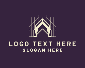 House Construction Architecture logo design