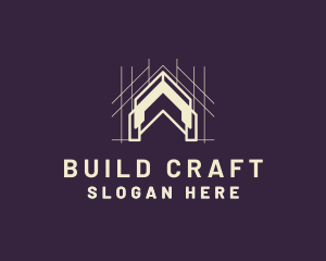 Home Construction Architecture logo design