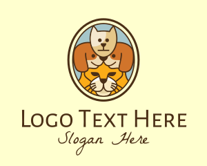 Cayote - Wildlife & Pet Animal Portrait logo design