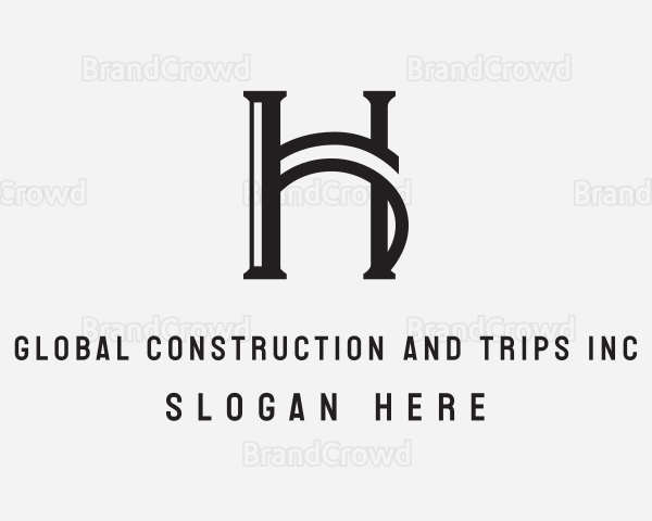 Simple Elegant Letter H Logo