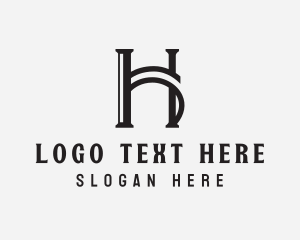 Stylist - Simple Elegant Letter H logo design