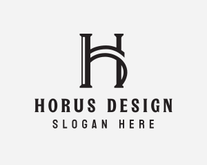 Simple Elegant Letter H logo design